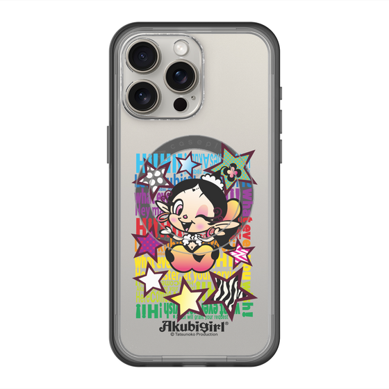 スリムプロテクションプレミアムケース with MagSafe［ アクビガール - スター ］