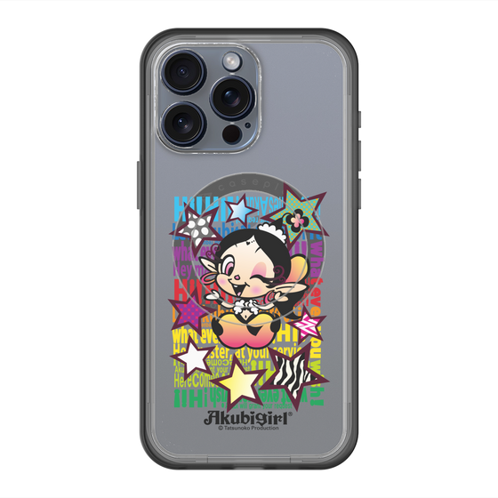 スリムプロテクションプレミアムケース with MagSafe［ アクビガール - スター ］