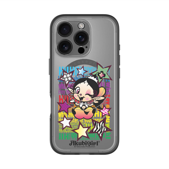 スリムプロテクションプレミアムケース with MagSafe［ アクビガール - スター ］