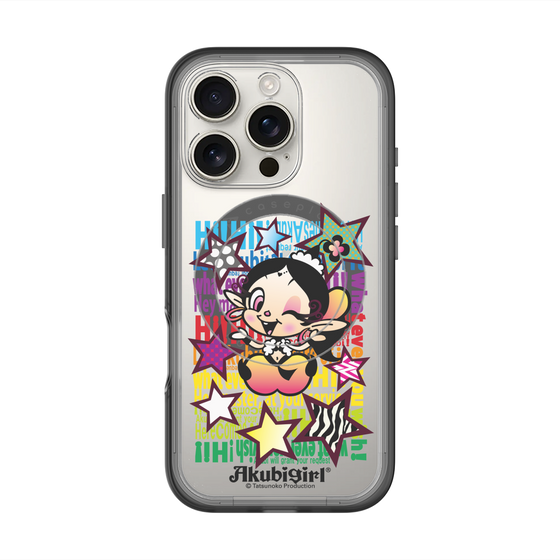 スリムプロテクションプレミアムケース with MagSafe［ アクビガール - スター ］