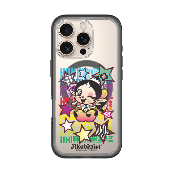 スリムプロテクションプレミアムケース with MagSafe［ アクビガール - スター ］