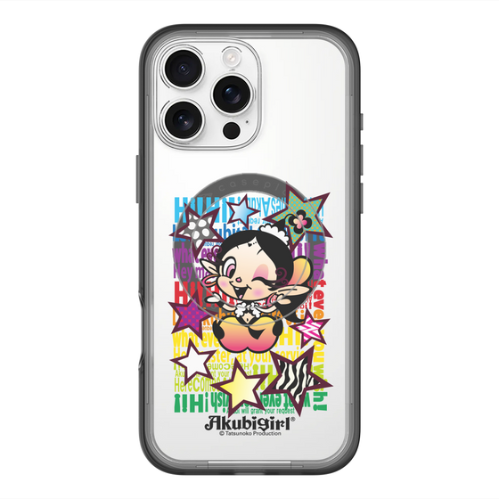 スリムプロテクションプレミアムケース with MagSafe［ アクビガール - スター ］