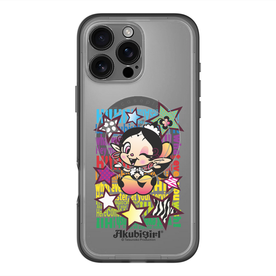 スリムプロテクションプレミアムケース with MagSafe［ アクビガール - スター ］