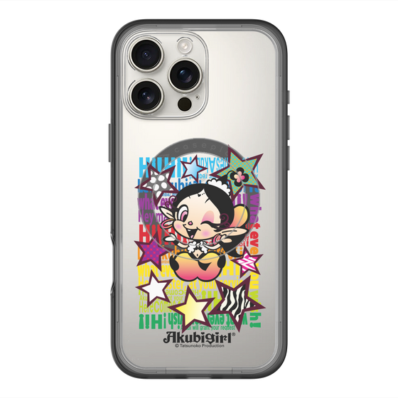 スリムプロテクションプレミアムケース with MagSafe［ アクビガール - スター ］