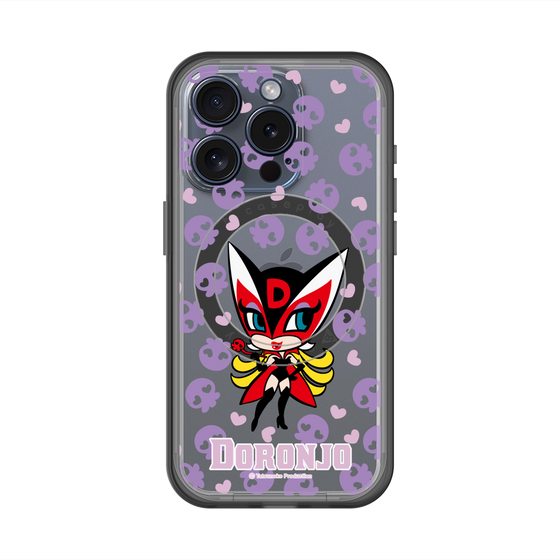 スリムプロテクションプレミアムケース with MagSafe［ ドロンジョ - ミニキャラ - Purple ］