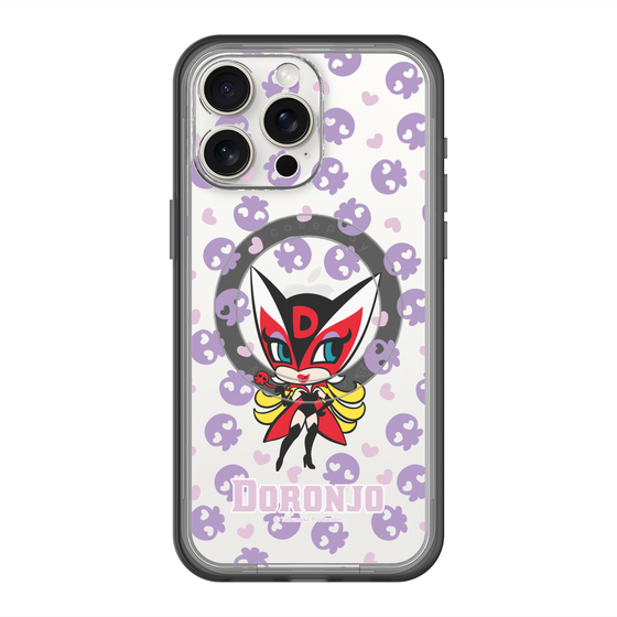 スリムプロテクションプレミアムケース with MagSafe［ ドロンジョ - ミニキャラ - Purple ］