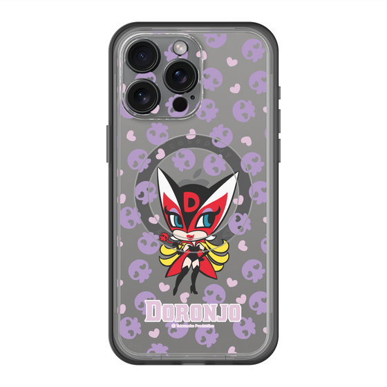 スリムプロテクションプレミアムケース with MagSafe［ ドロンジョ - ミニキャラ - Purple ］
