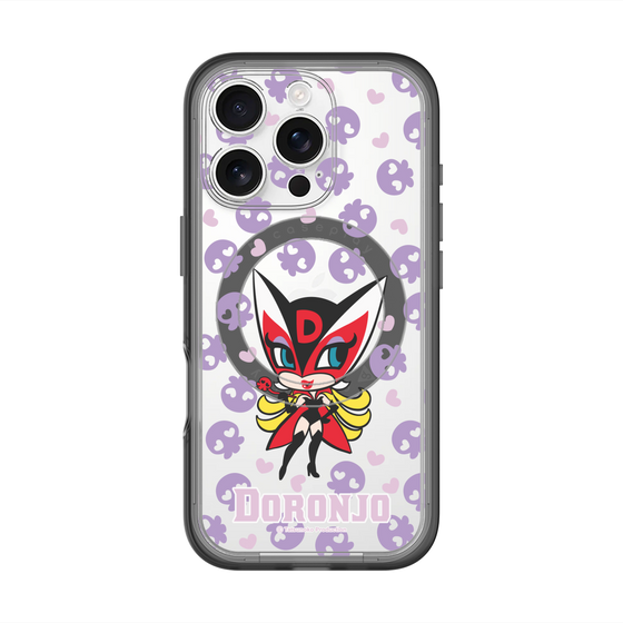 スリムプロテクションプレミアムケース with MagSafe［ ドロンジョ - ミニキャラ - Purple ］