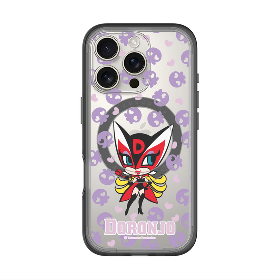 スリムプロテクションプレミアムケース with MagSafe［ ドロンジョ - ミニキャラ - Purple ］
