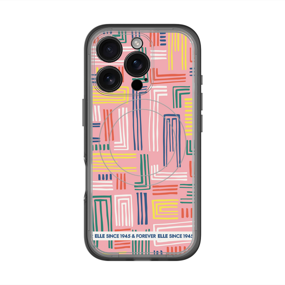 スリムプロテクションプレミアムケース with MagSafe［ ELLE - カラフル ］