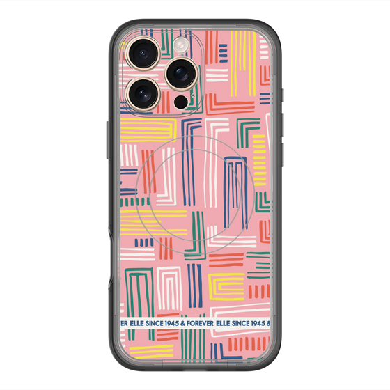 スリムプロテクションプレミアムケース with MagSafe［ ELLE - カラフル ］