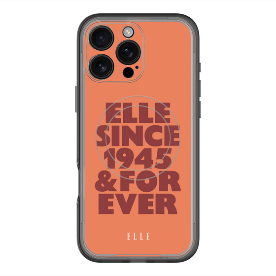 スリムプロテクションプレミアムケース with MagSafe［ ELLE - オレンジ ］