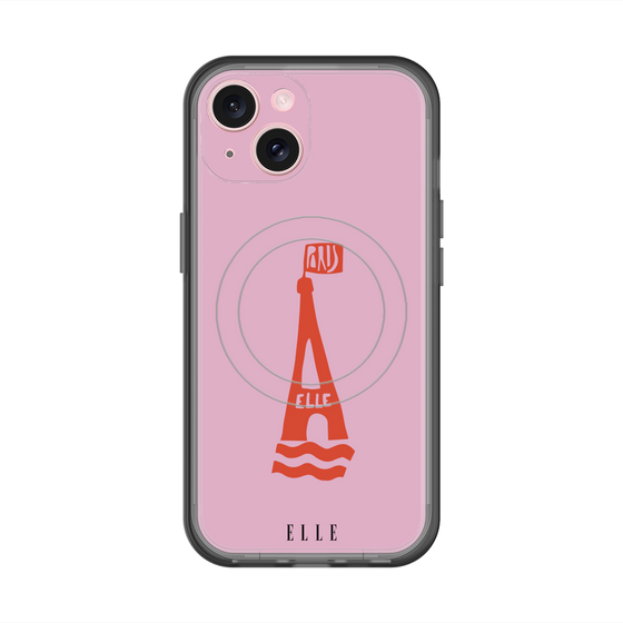 スリムプロテクションプレミアムケース with MagSafe［ ELLE - PARIS ］