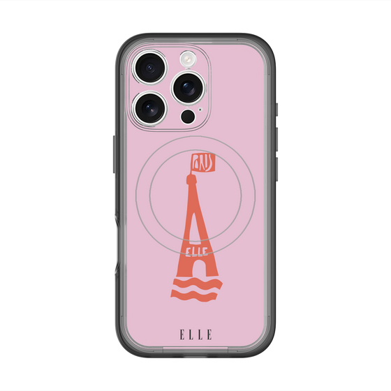 スリムプロテクションプレミアムケース with MagSafe［ ELLE - PARIS ］