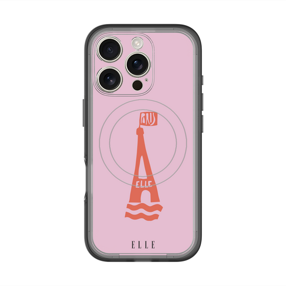 スリムプロテクションプレミアムケース with MagSafe［ ELLE - PARIS ］
