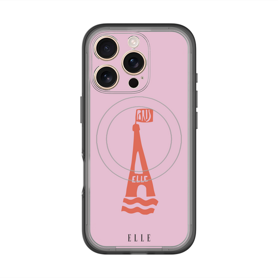 スリムプロテクションプレミアムケース with MagSafe［ ELLE - PARIS ］