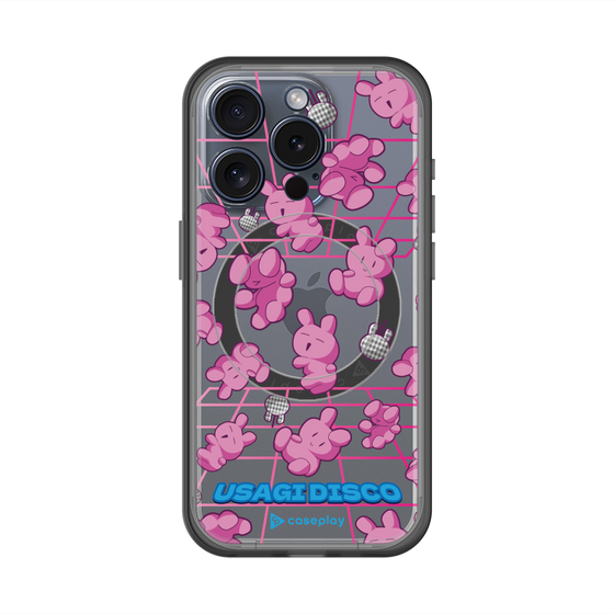 スリムプロテクションプレミアムケース with MagSafe［ オリジナル - うさぎディスコ ］