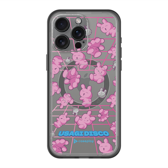 スリムプロテクションプレミアムケース with MagSafe［ オリジナル - うさぎディスコ ］