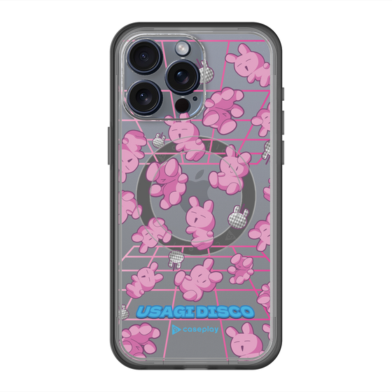 スリムプロテクションプレミアムケース with MagSafe［ オリジナル - うさぎディスコ ］