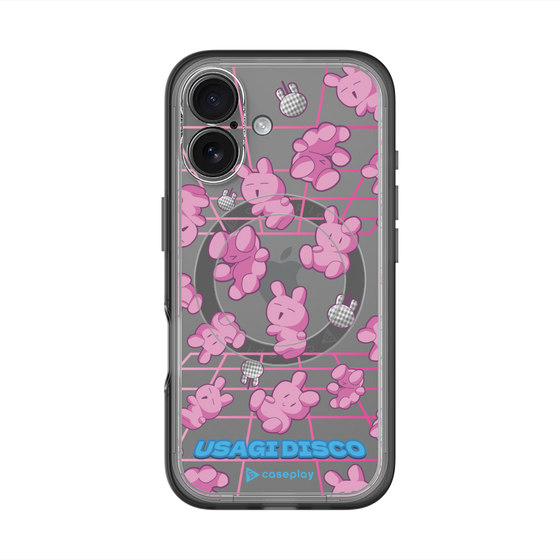 スリムプロテクションプレミアムケース with MagSafe［ オリジナル - うさぎディスコ ］