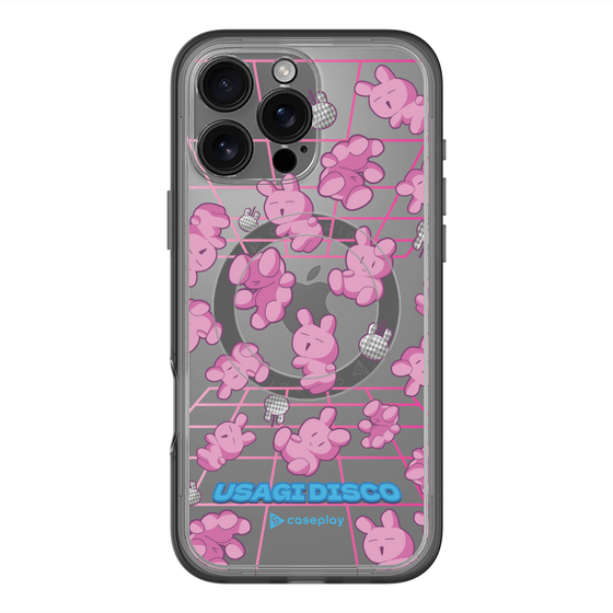 スリムプロテクションプレミアムケース with MagSafe［ オリジナル - うさぎディスコ ］