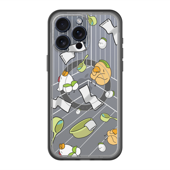 スリムプロテクションプレミアムケース with MagSafe［ オリジナル - とりサウナ ］