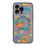 スリムプロテクションプレミアムケース with MagSafe［ オリジナル - カラフルモジ ］
