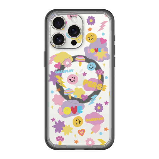 スリムプロテクションプレミアムケース with MagSafe［ オリジナル - LOVE & PEACE ］