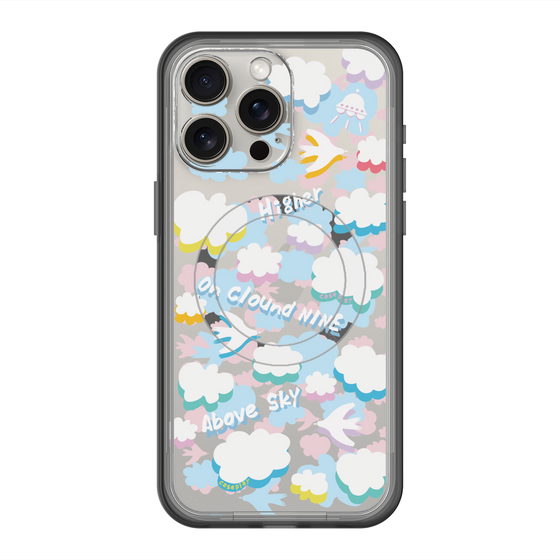 スリムプロテクションプレミアムケース with MagSafe［ オリジナル - クラウド ］
