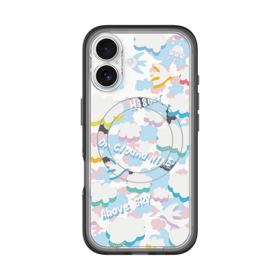スリムプロテクションプレミアムケース with MagSafe［ オリジナル - クラウド ］