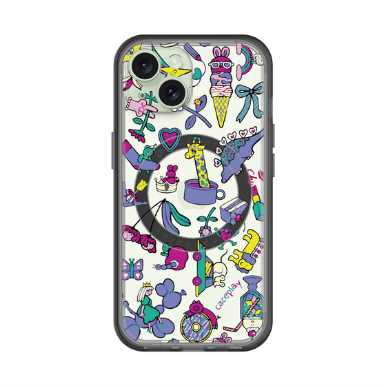 スリムプロテクションプレミアムケース with MagSafe［ オリジナル - Mystery Toy Box ］