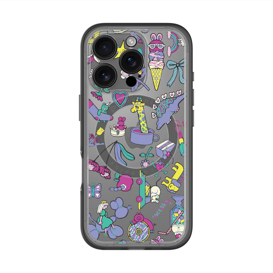 スリムプロテクションプレミアムケース with MagSafe［ オリジナル - Mystery Toy Box ］
