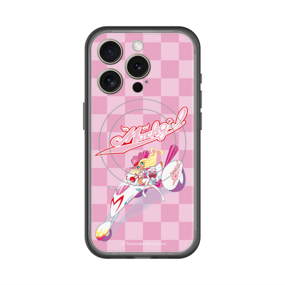 スリムプロテクションプレミアムケース with MagSafe［ マッハガール - チェック ］