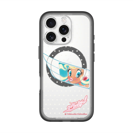 スリムプロテクションプレミアムケース with MagSafe［ マッハガール - サイドミラー ］
