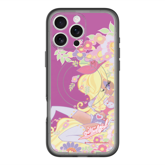 スリムプロテクションプレミアムケース with MagSafe［ マッハガール - 花とリップ ］