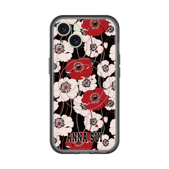 スリムプロテクションプレミアムケース with MagSafe［ ANNA SUI - ポピー ］