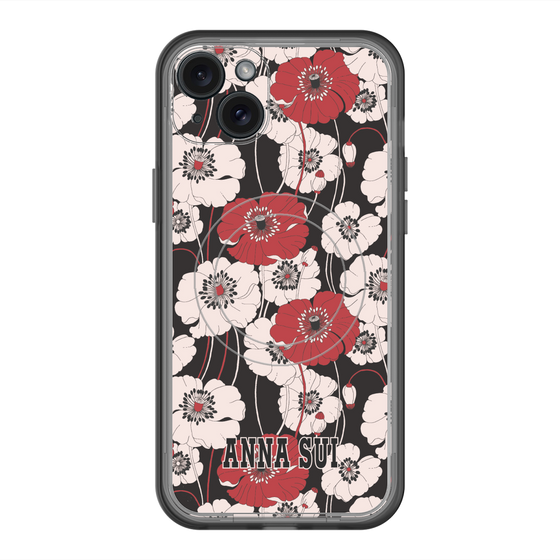 スリムプロテクションプレミアムケース with MagSafe［ ANNA SUI - ポピー ］