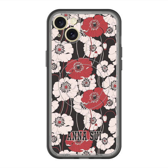 スリムプロテクションプレミアムケース with MagSafe［ ANNA SUI - ポピー ］