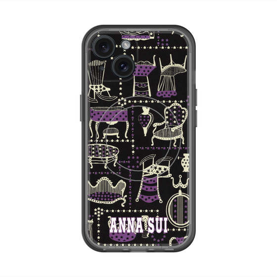 スリムプロテクションプレミアムケース with MagSafe［ ANNA SUI - チェア ］