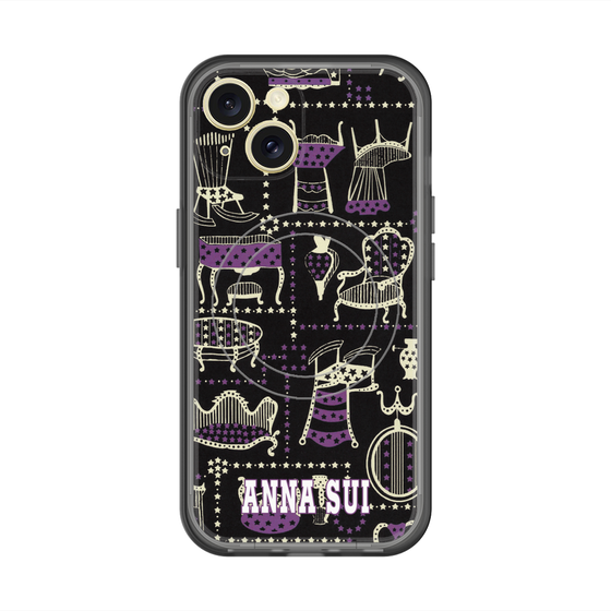 スリムプロテクションプレミアムケース with MagSafe［ ANNA SUI - チェア ］