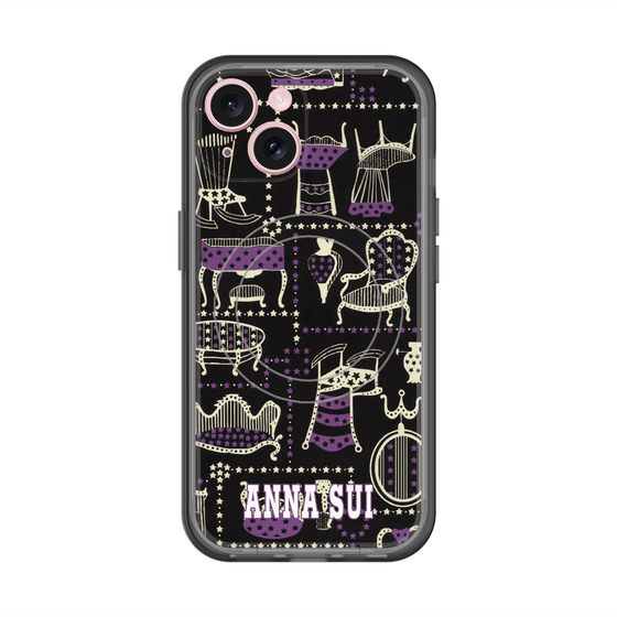 スリムプロテクションプレミアムケース with MagSafe［ ANNA SUI - チェア ］