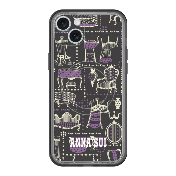 スリムプロテクションプレミアムケース with MagSafe［ ANNA SUI - チェア ］