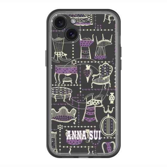 スリムプロテクションプレミアムケース with MagSafe［ ANNA SUI - チェア ］
