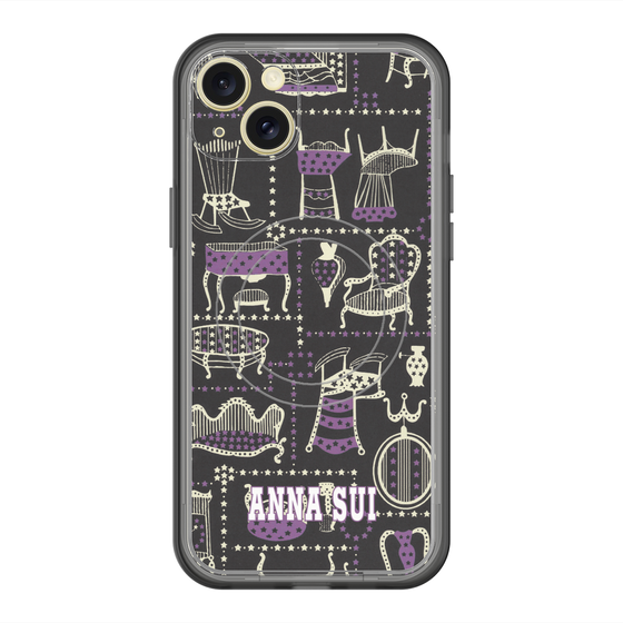スリムプロテクションプレミアムケース with MagSafe［ ANNA SUI - チェア ］