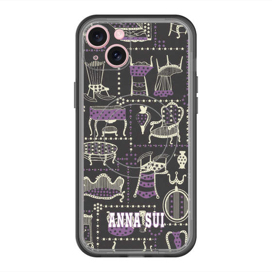 スリムプロテクションプレミアムケース with MagSafe［ ANNA SUI - チェア ］