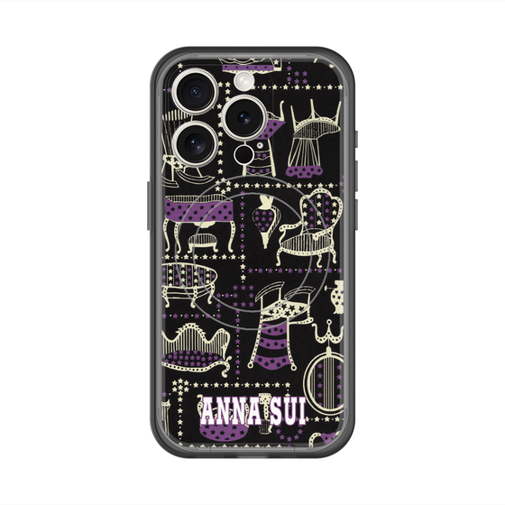 スリムプロテクションプレミアムケース with MagSafe［ ANNA SUI - チェア ］
