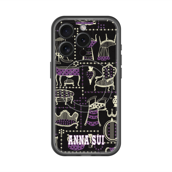スリムプロテクションプレミアムケース with MagSafe［ ANNA SUI - チェア ］