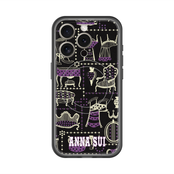 スリムプロテクションプレミアムケース with MagSafe［ ANNA SUI - チェア ］