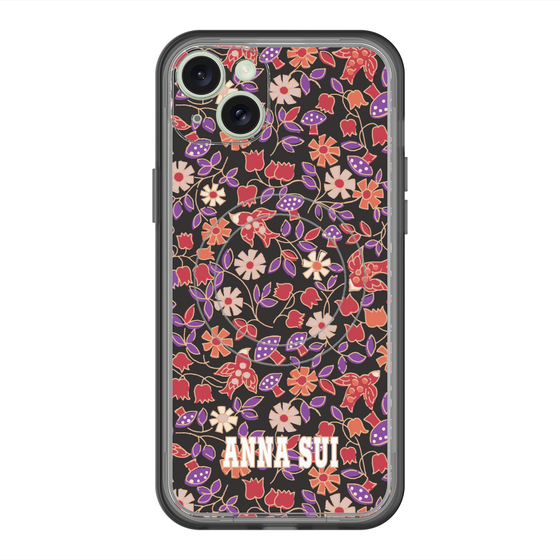 スリムプロテクションプレミアムケース with MagSafe［ ANNA SUI - ワイルドフラワー ］