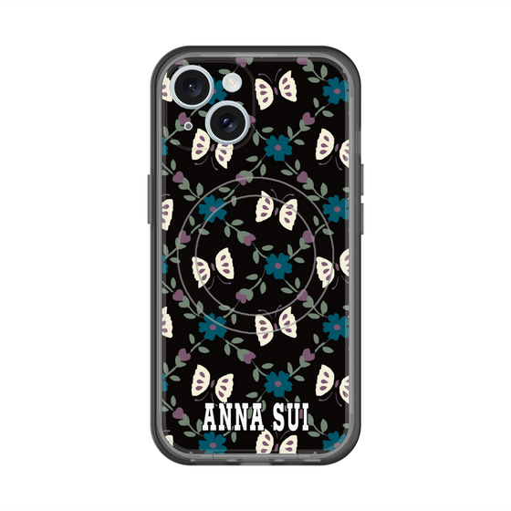 スリムプロテクションプレミアムケース with MagSafe［ ANNA SUI - バタフライ ］
